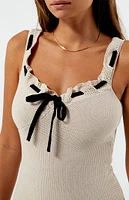 Another Girl Ruffle Knit Cami Maxi Dress