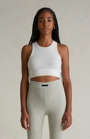 Fear of God Essentials Women's Cloud White Sport Knit Tank Top