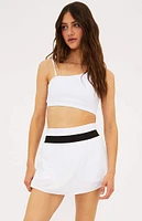 Beach Riot Active White Ella Top