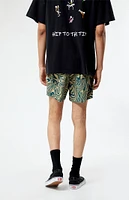 PacSun Warp 4.5" Swim Trunks