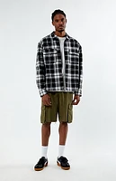 PacSun Full Zip Flannel Shirt