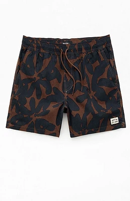 Brixton Floral Everyday Stretch Hybrid 5.5" Swim Trunks