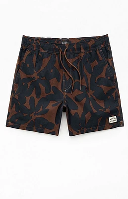 Brixton Floral Everyday Stretch Hybrid 5.5" Swim Trunks