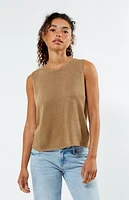 Little Lies Iris Knit Sweater Tank Top