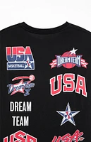 New Era USA Basketball Logos T-Shirt