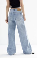 PacSun Lena Light Indigo Low Rise Super Baggy Jeans