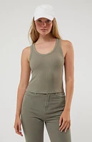 PS Basics by Pacsun Queen Cropped Tank Top