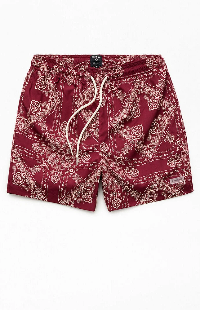 PacSun Syndicate AOP 4.5 Swim Trunks