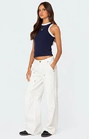 Edikted Tammy Contrast Tank Top