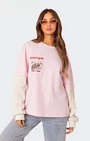 Racing Oversized Layered T-Shirt