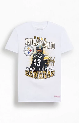 Mitchell & Ness Troy Polamalu Steelers T-Shirt