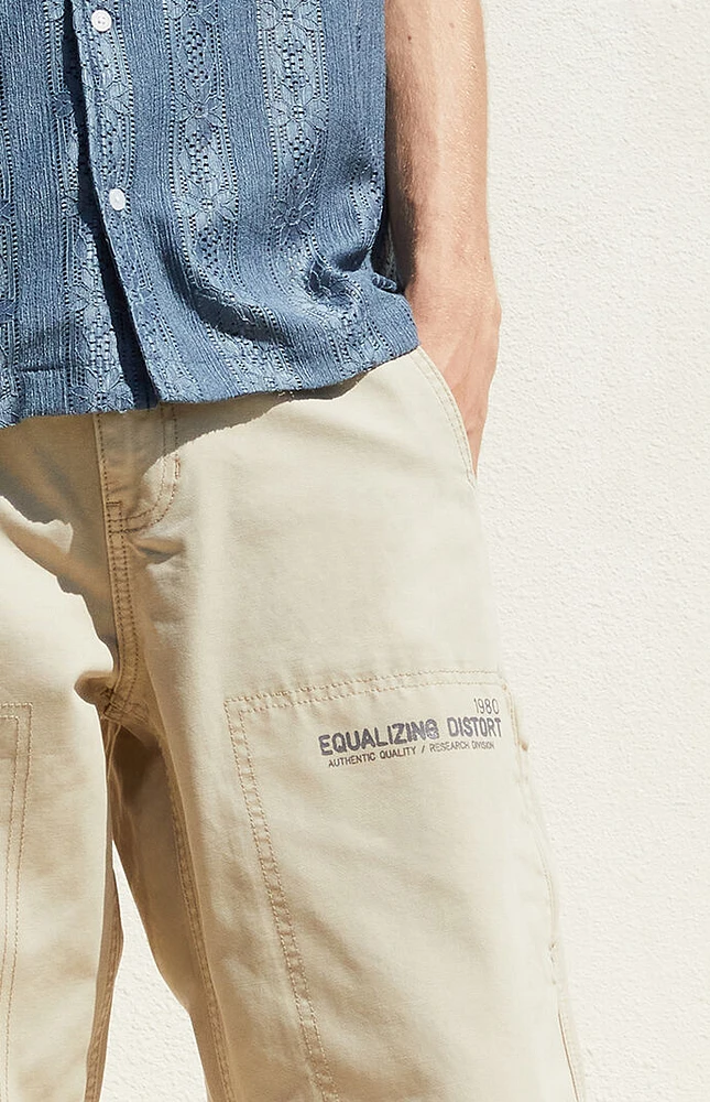 PacSun Khaki Baggy Carpenter Jeans