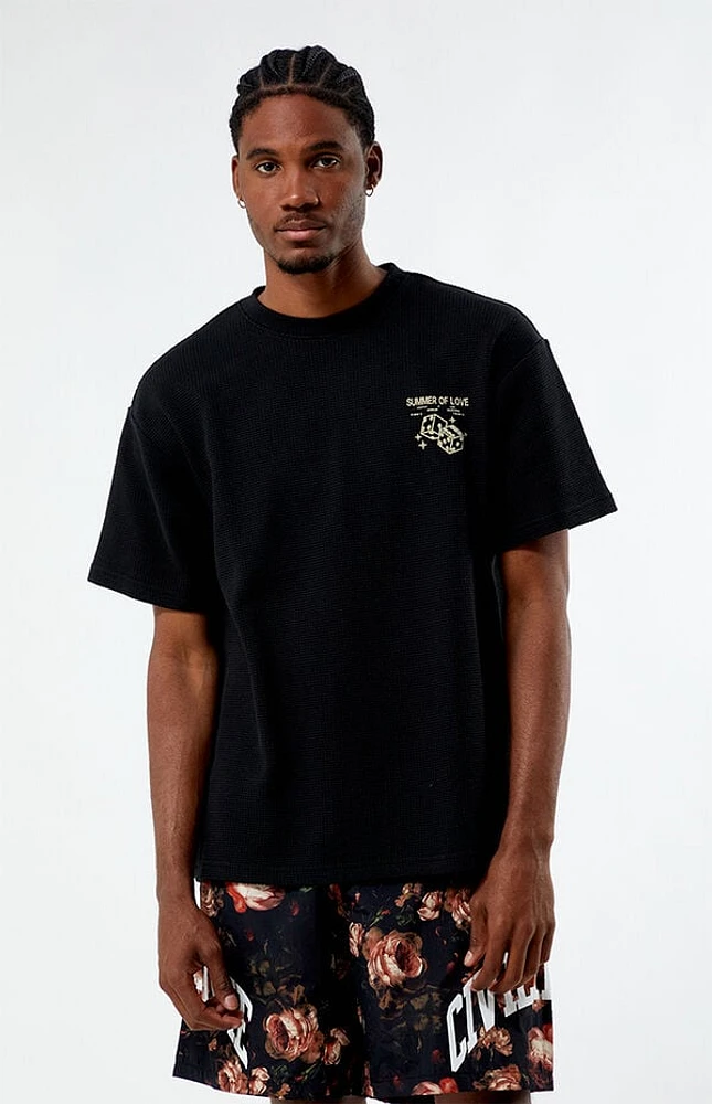 Pacsun Roll Waffle Knit Oversized T-Shirt
