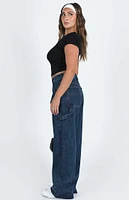 Princess Polly Hambelton Wide Leg Jeans