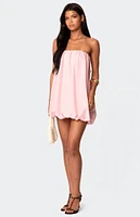 Edikted Met Strapless Bubble Mini Dress