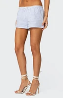 Edikted Taryn Striped Shorts