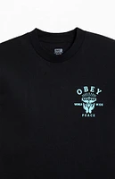 Obey Lotus With Hands T-Shirt