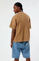 PacSun Ribbed Knit Woven Shirt