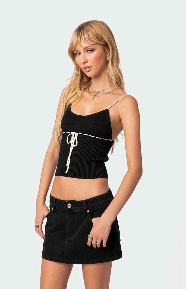 Edikted Emily Knit Tank Top