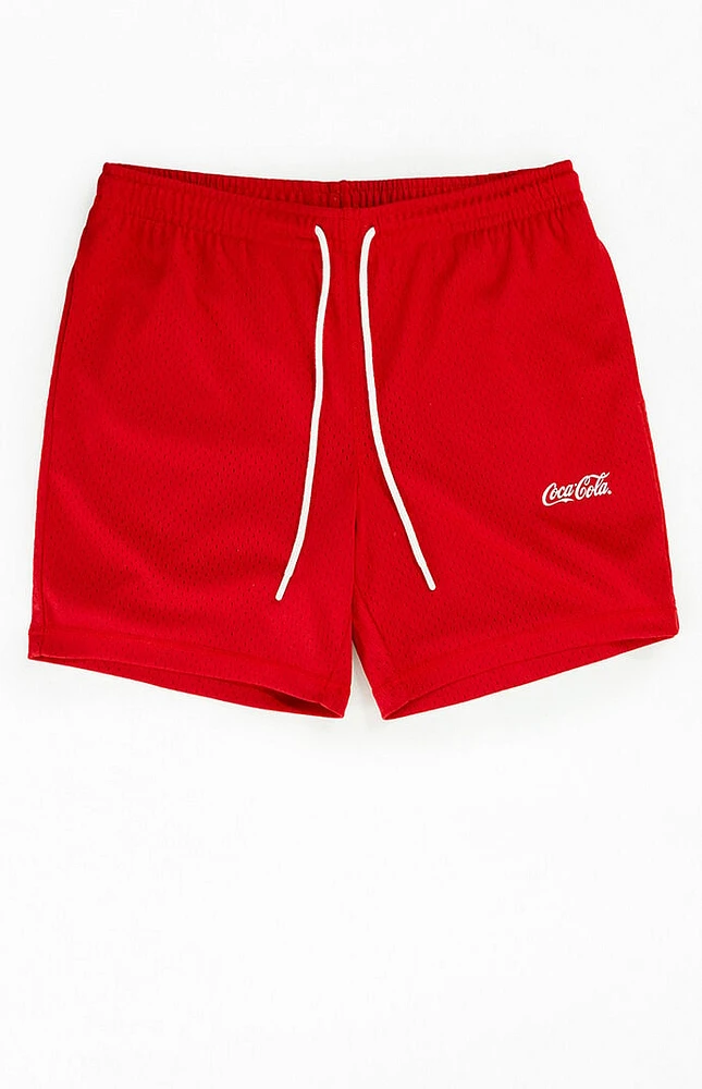 Coca Cola By PacSun Logo Mesh Shorts