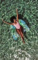 PoolCandy Resort Collection Palm Print Large Sun Chair