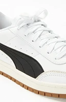 Puma Women's White & Black Premier Court Sneakers