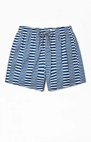 Boardies Elsa Stripe 4.5" Swim Trunks