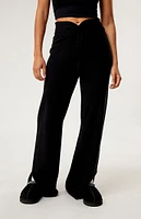 LA Hearts Pointelle Cinched Lounge Pants