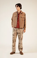 Pacsun Brown Tweed Overshirt