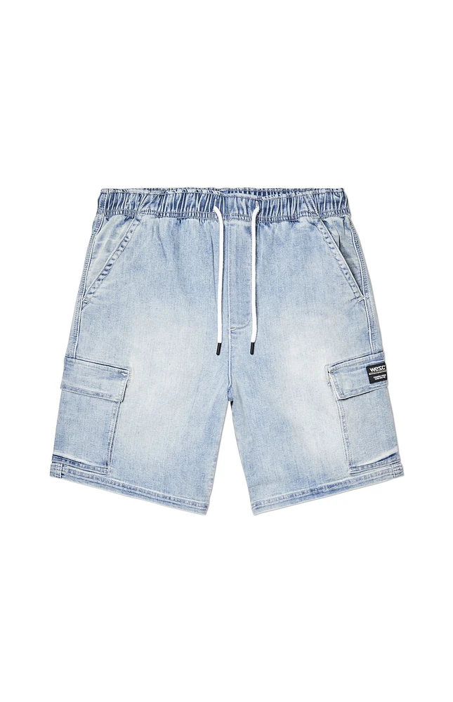 WeSC America Inc Light Blue Utility Cargo Shorts