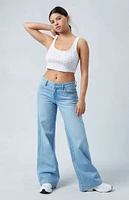 PacSun Eco Light Blue Low Rise Baggy Jeans