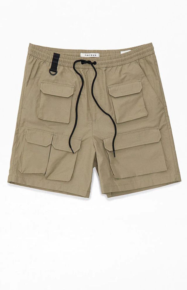 Nylon Front Pocket Shorts