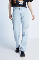 Levi's Light Blue Ripped '94 Baggy Jeans