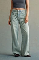 RARE DNM EDIT Light Indigo High Waisted Baggy Jeans