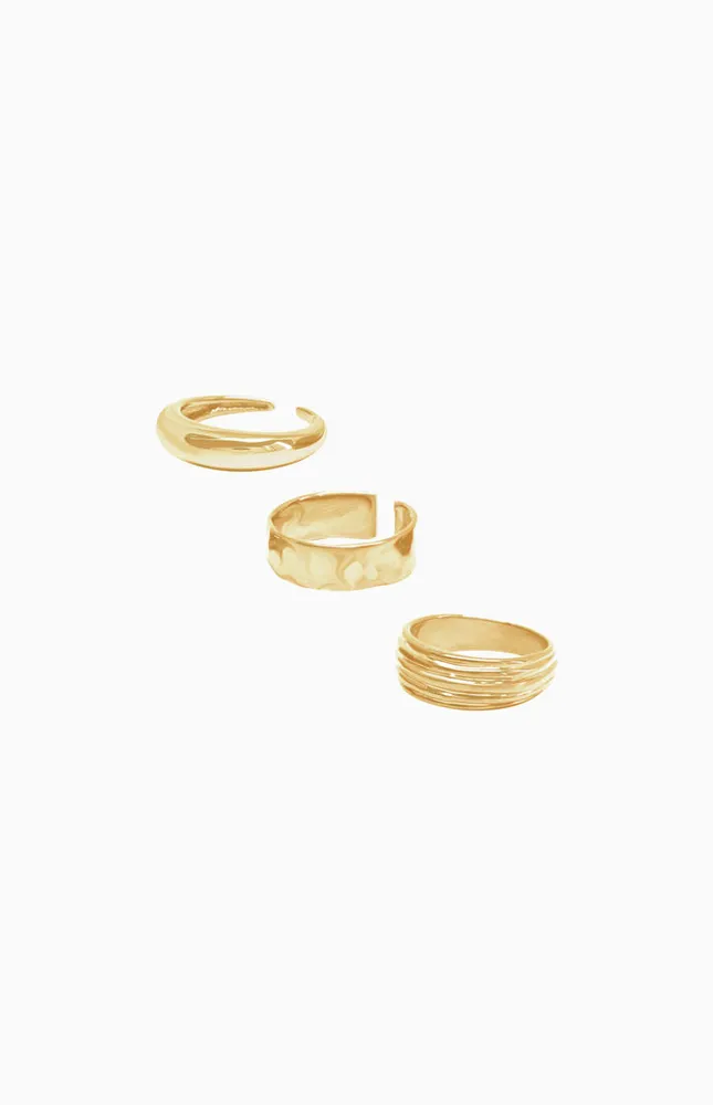 Golden Glow Rings