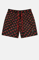 WeSC America Inc Zack Cherries AOP 5" Swim Trunks