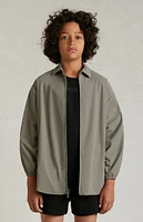 Kids Fear of God Essentials Dust Overshirt Jacket