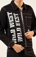 PacSun Black California Cowboy Gas Jacket