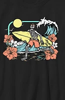 Kids Surfing Skeleton T-Shirt