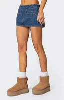 Edikted Anita Denim Mini Skort