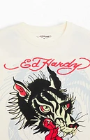 Ed Hardy Wolf Head T-Shirt