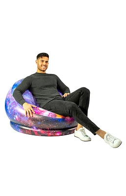 PoolCandy Inflatable Chair Illuminated Galaxy Air Candy