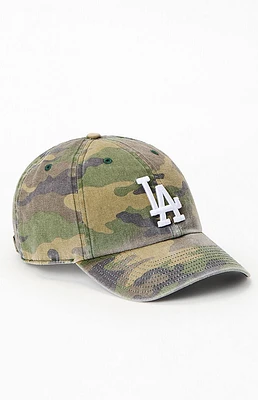 47 Brand LA Dodgers Camo Clean Up Dad Hat