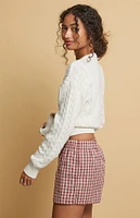 Beverly and Beck Plaid Boxer Shorts