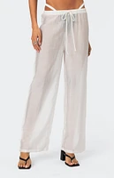 Edikted Breezy Sheer Pants