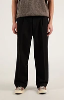 Pacsun Black Pleated Baggy Trousers