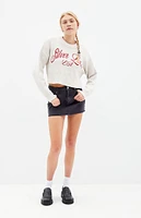 PacSun Bella Black Denim Mini Skirt