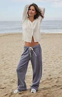 John Galt Navy Anastasia Baggy Sweatpants