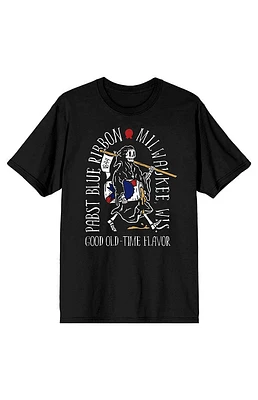 Pabst Blue Ribbon Grim T-Shirt