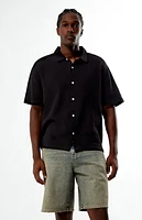 Pacsun Cropped Boxy Gauze Camp Shirt